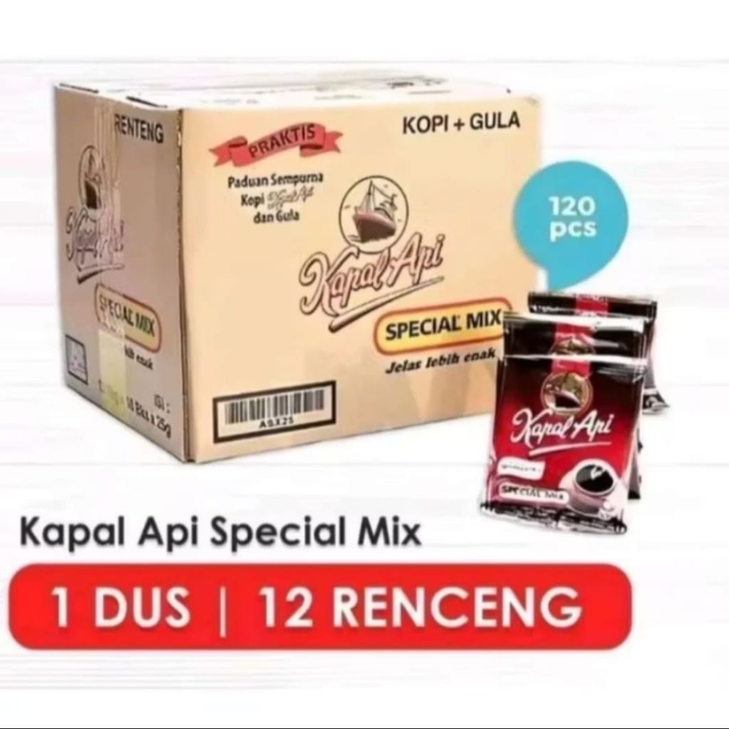 Kopi Kapal Api Special Mix 1 Dus