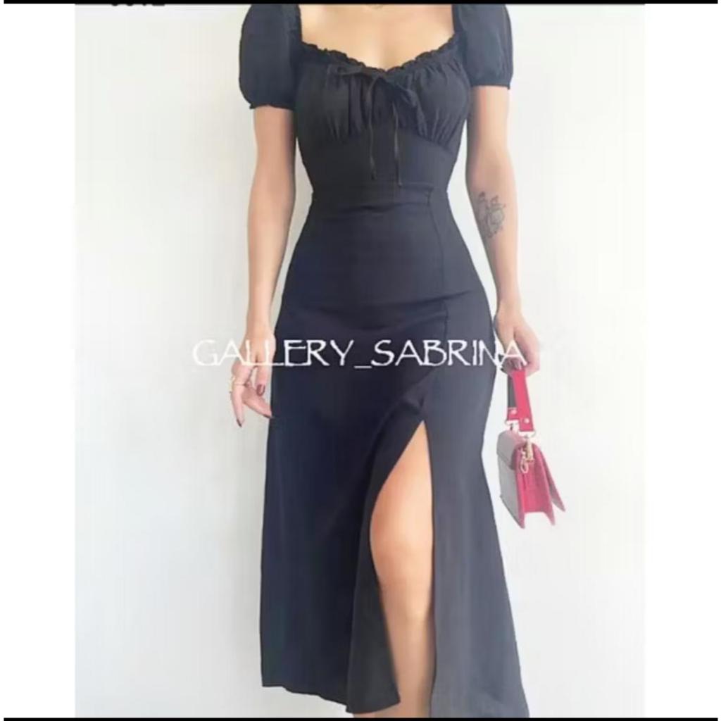 LONG DRES WANITA M.L.XL.XXL// DRES KOREA STYLE // DRES YURI