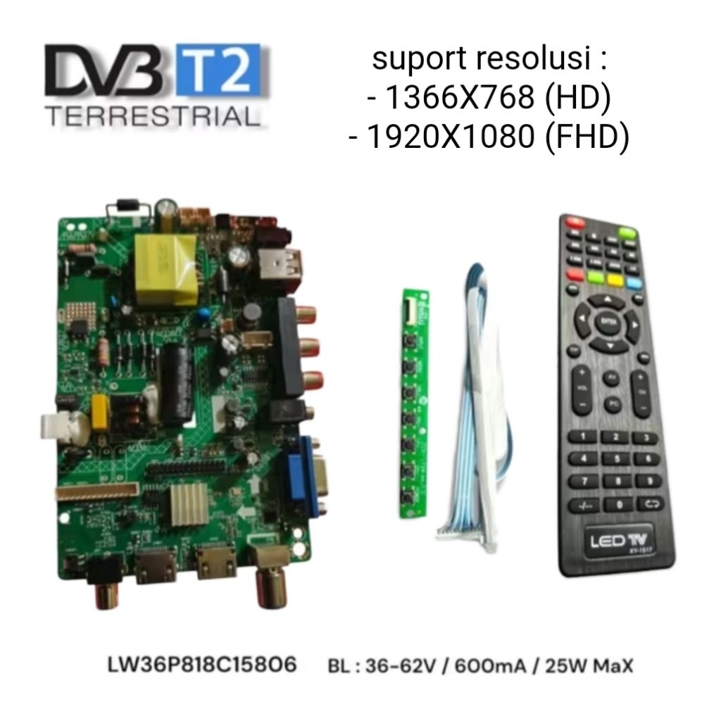 Mainboard tv digital universal