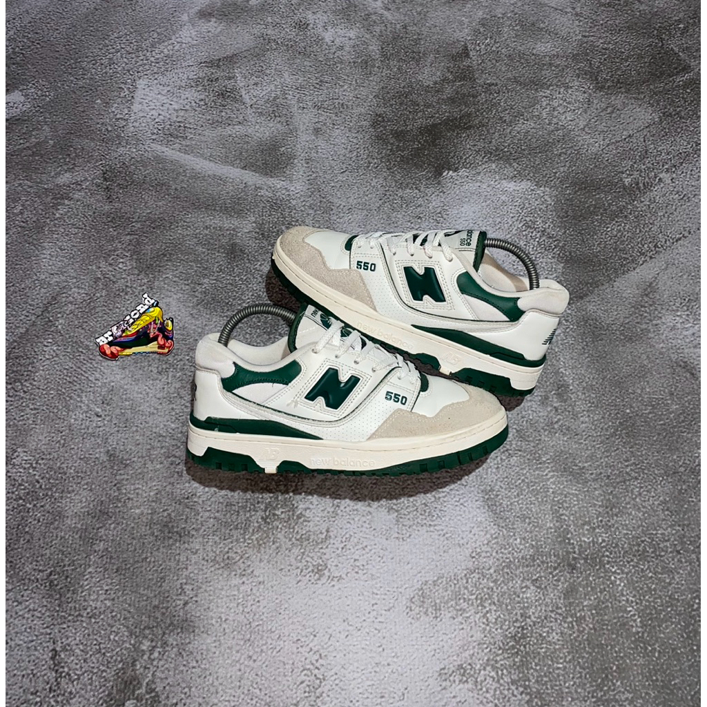 nb 550 white green second