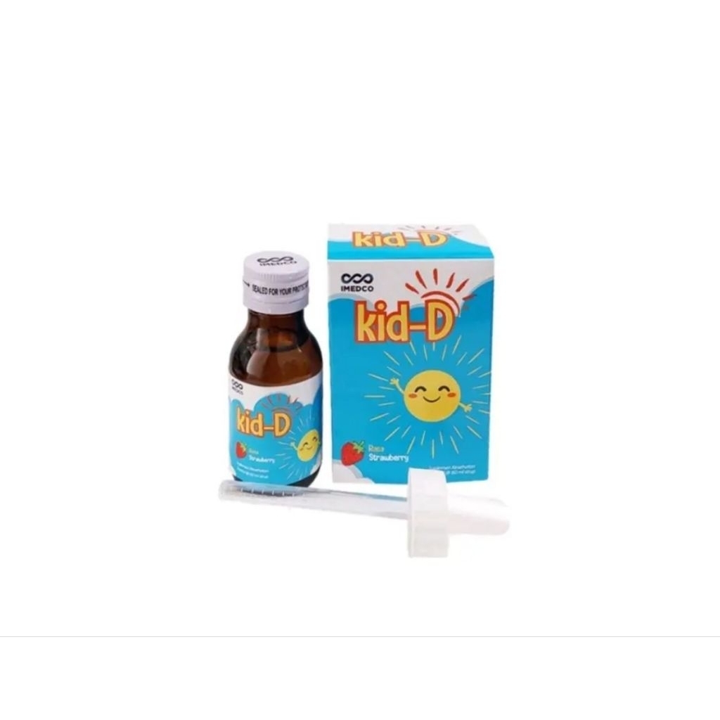 Kid-D Sirup 60 ml(Vit D3 Sirup Anak Rasa Strawberry)