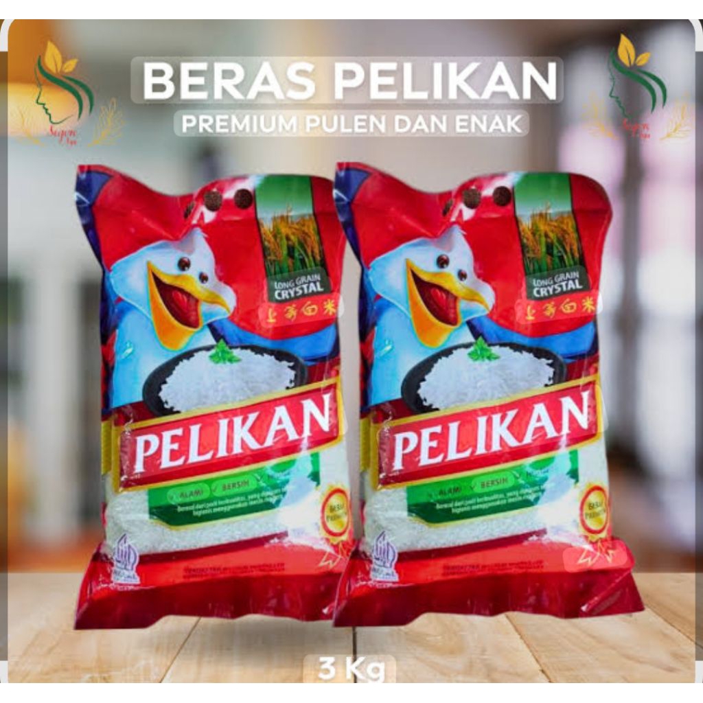 BERAS PELIKAN 3KG