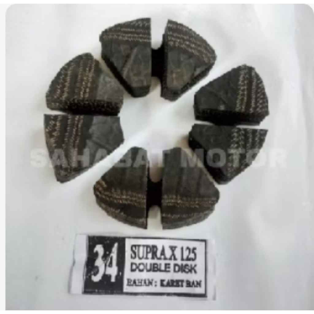 Karet Tromol Nap Gir Supra X 125 Double Disk Cakram
