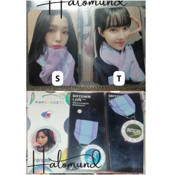 [Clearance Sale] Ready Stock SMCU Emblem Badge Aespa Winter Karina Unselead Set