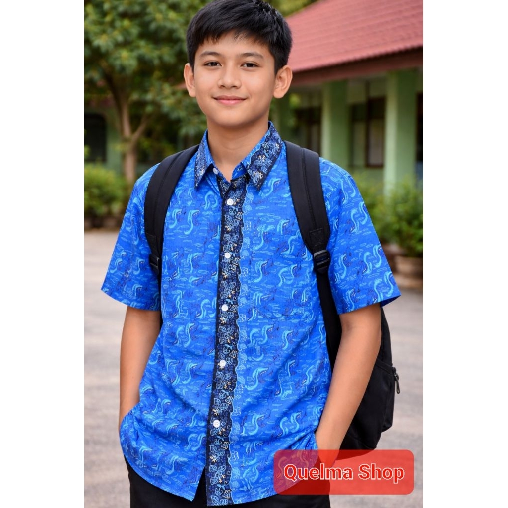 SERAGAM BATIK SMP KOTA BEKASI LENGAN PENDEK