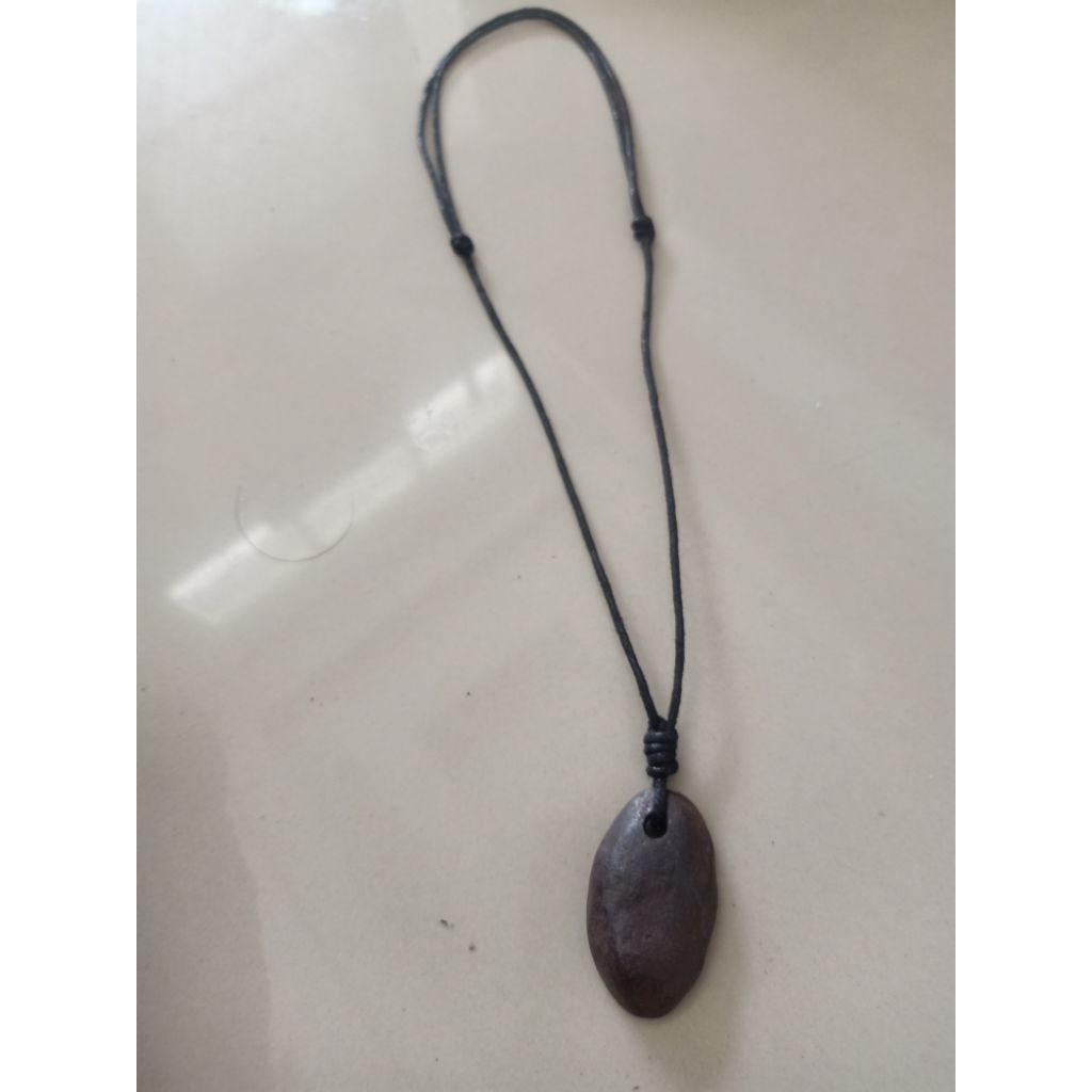 liontin batu badar besi kursani natural an