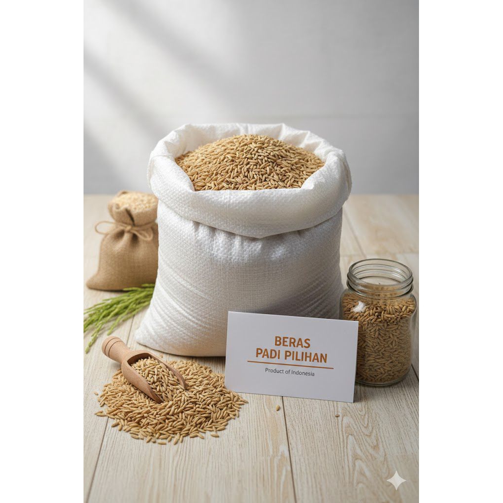 gabah kering beras putih pilihan