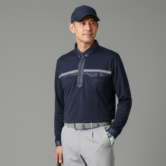 MICONOS aju Golf Kaos Kerah Poloshirt Jersey Tenis Padel Dryfit - Buat Pria Laki-laki Cowok