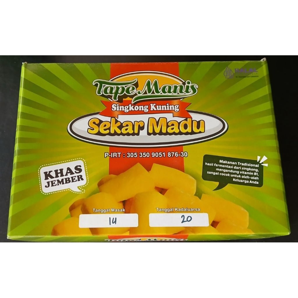 Tape Singkong Jember Sekar Madu