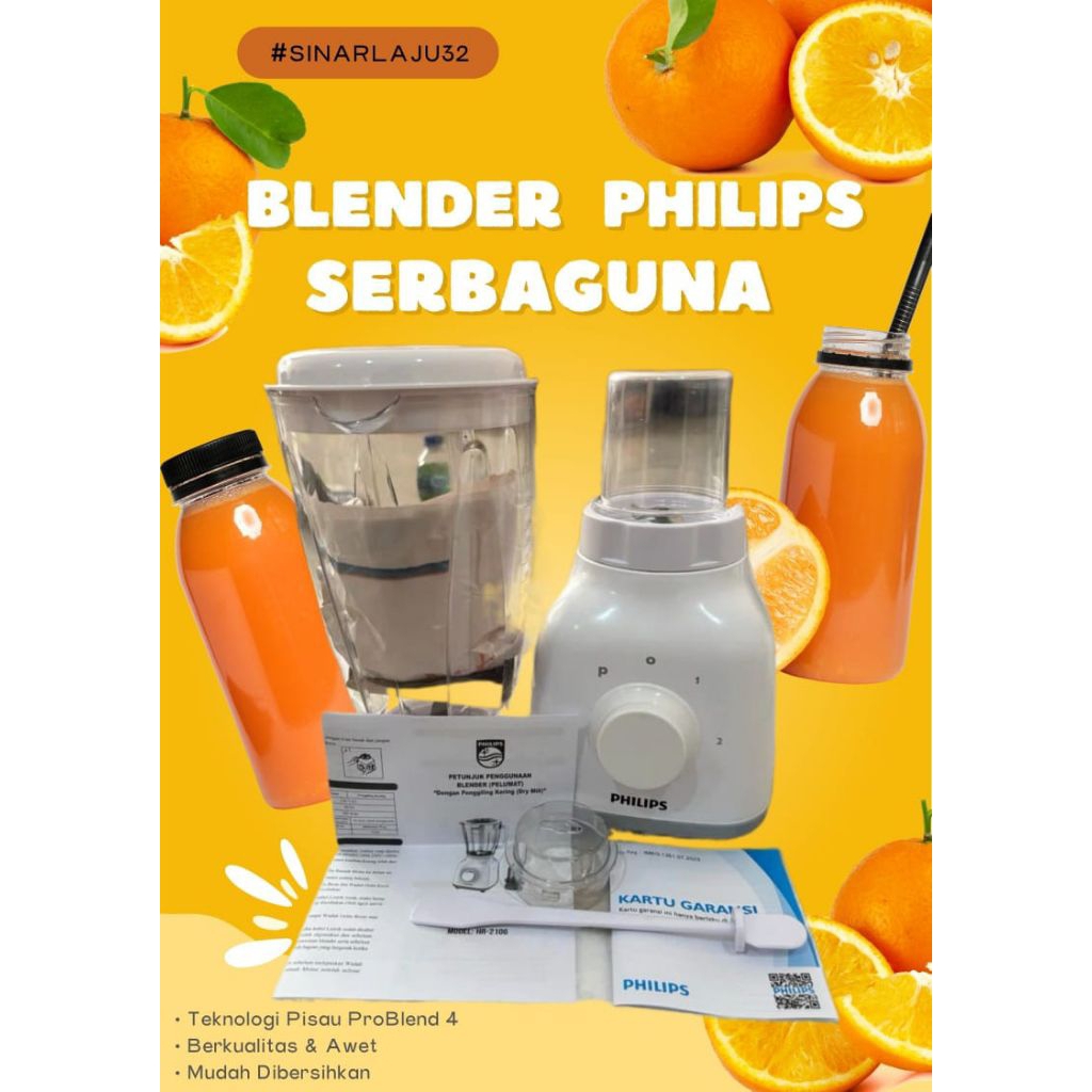 promo Blender Philips terbaru HR 2106 terlaris Blender plastik