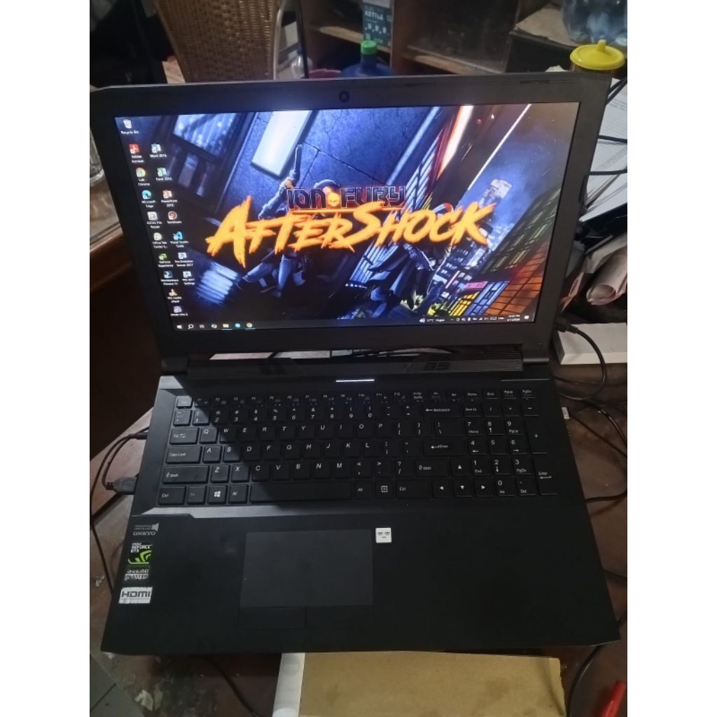 laptop Gaming, Aftershock Clevo N550RC