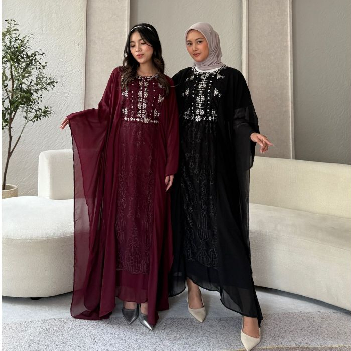 Balqis Kaftan - Kaftan Lebaran Gamis Lebaran Kaftan Payyet