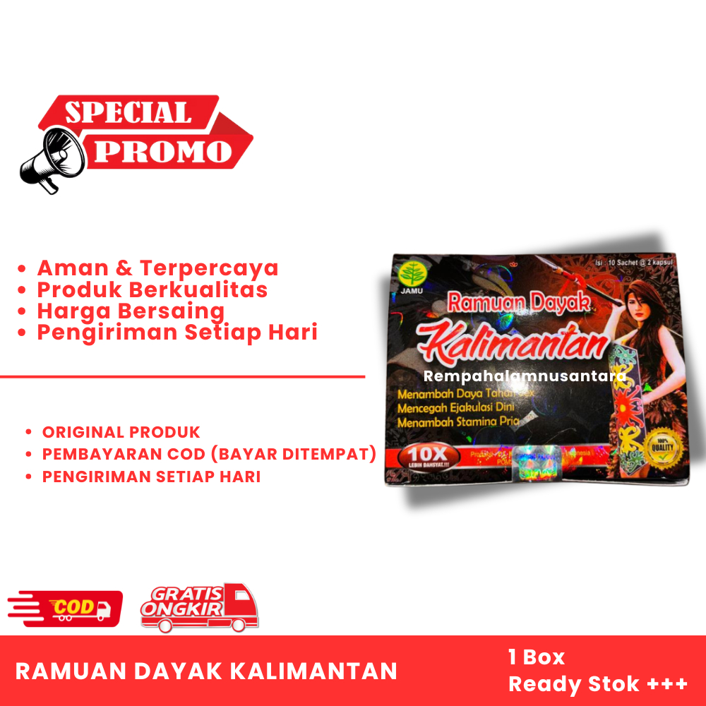 Kapsul Ramuan Dayak Kalimantan Original 100%