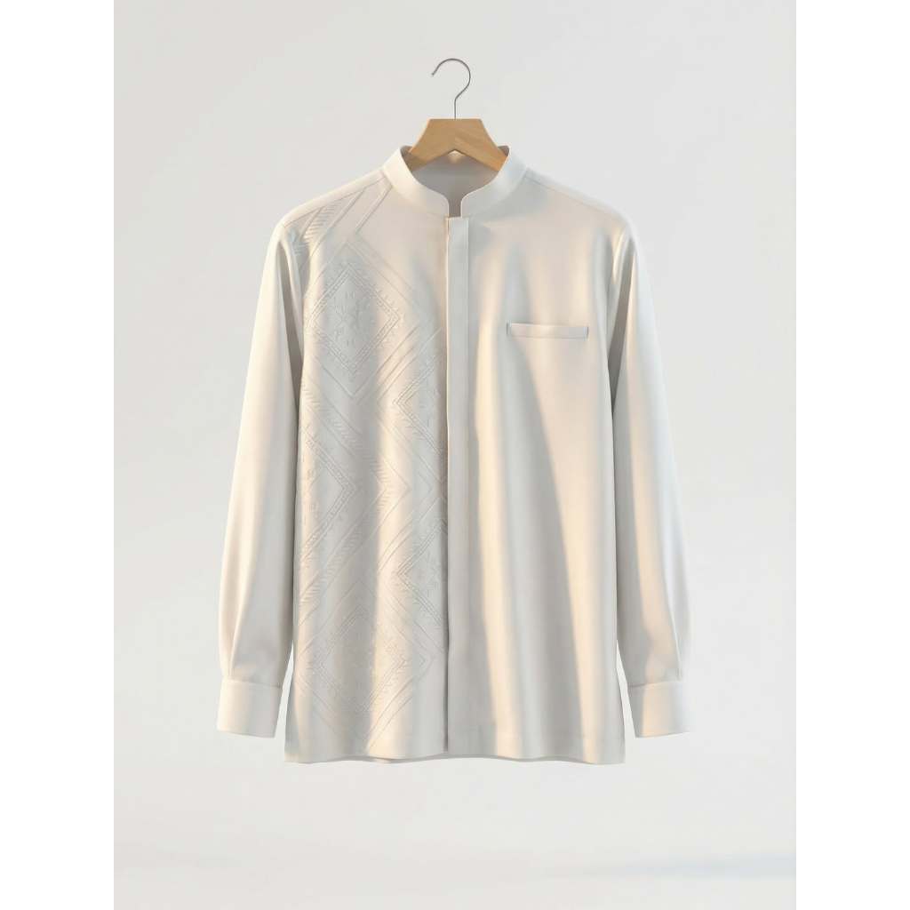 Shafira - Sovereign Menswear | Baju Koko Atasan Tangan Panjang Pria