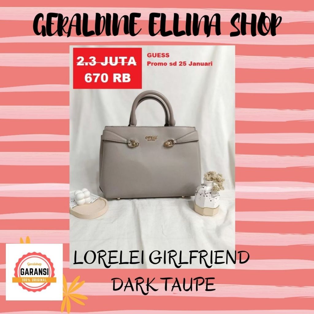 Tas Guess wanita sale satchel bag original seri LORELEI GIRLFRIEND