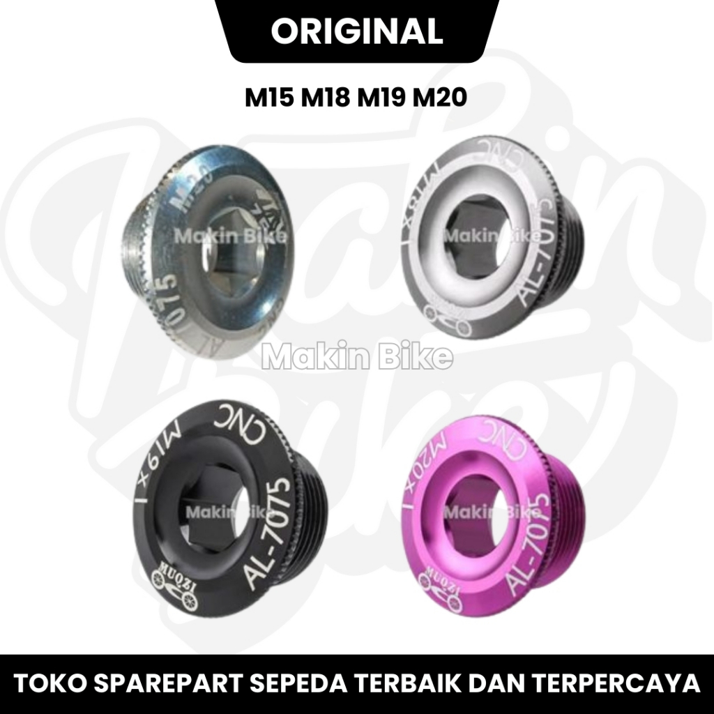 Baut Crank Arm Penutup Crank BB HT2 Hollowtech M15 M18 M19 M20