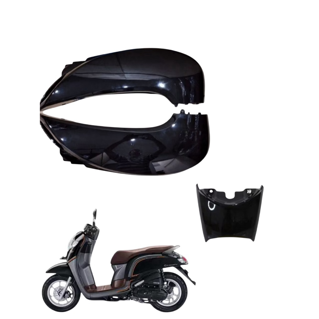 KAP COVER BODY + PET SCOOPY ESP 2017 HITAM VR