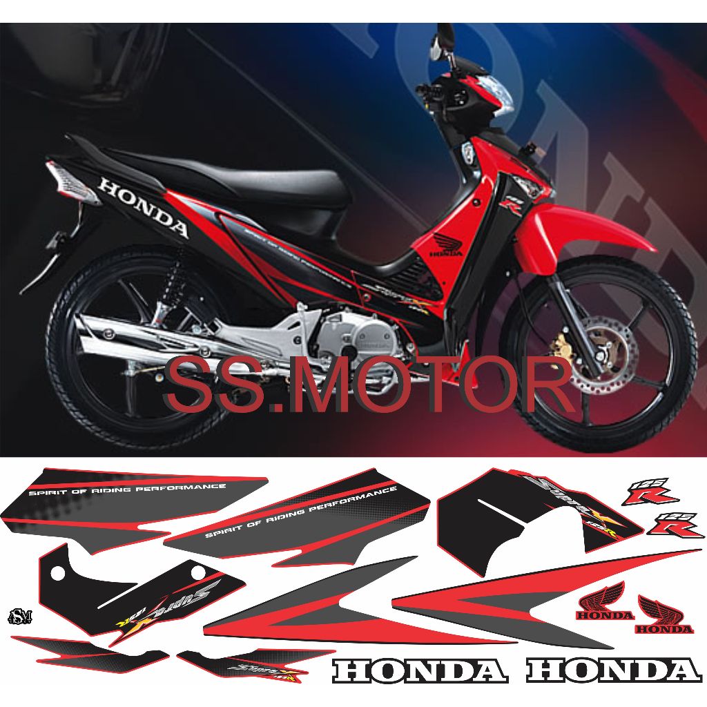 STRIPING STIKER SUPRA X 125R 2006