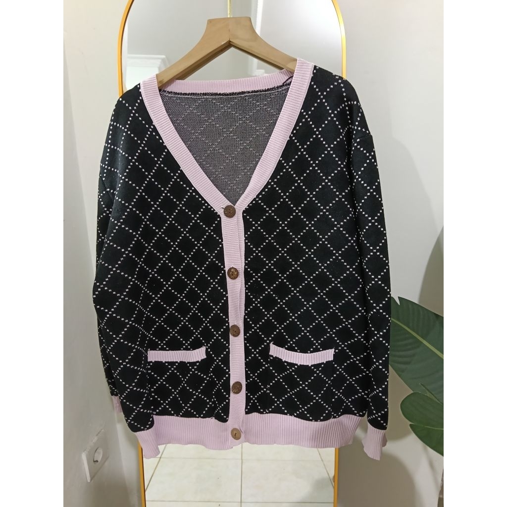 cardigan pink Preloved