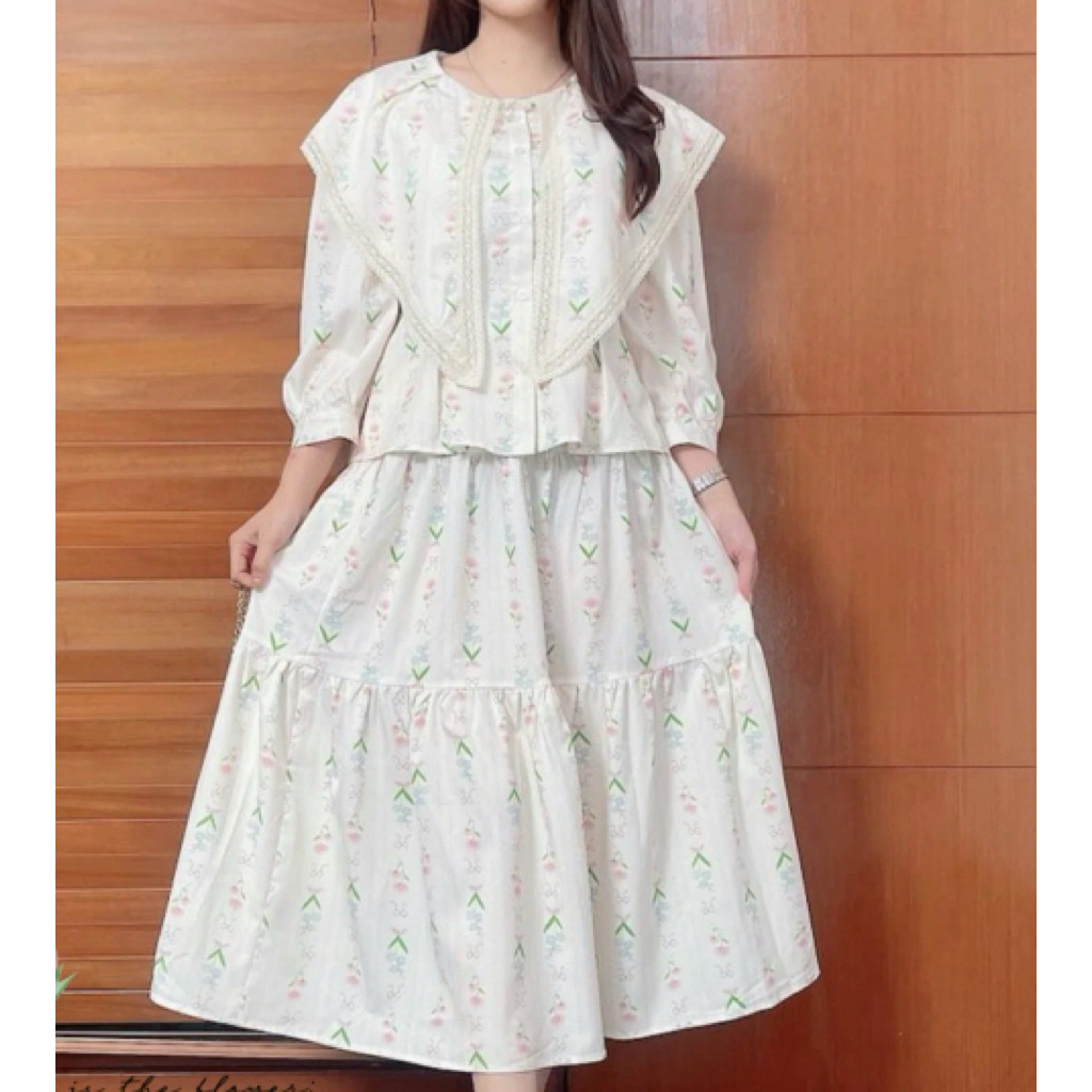 Preloved One Set Rok Wanita CHICMORE