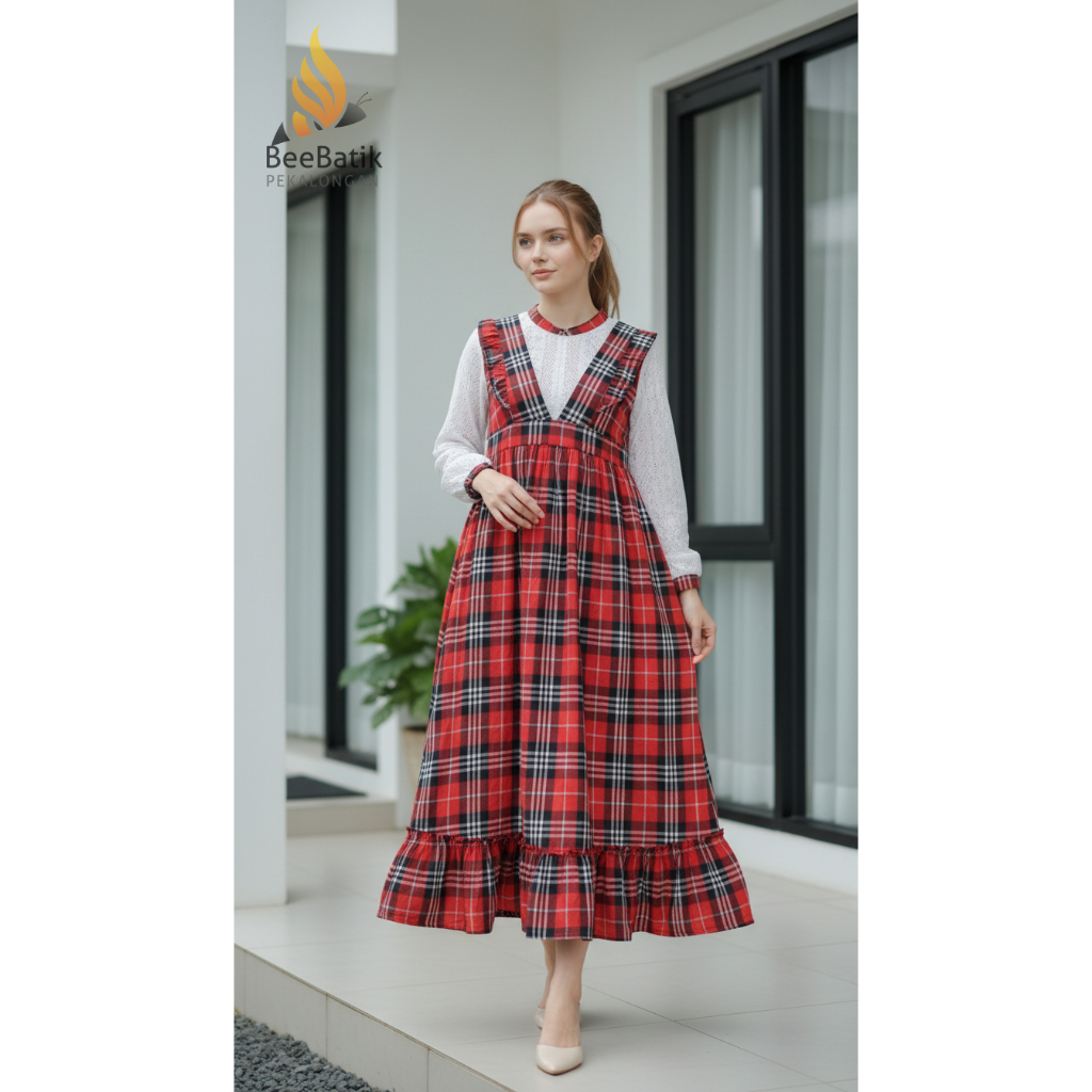 Gamis Flanel Borkat Terbaru Ori Bee Batik Pekalongan