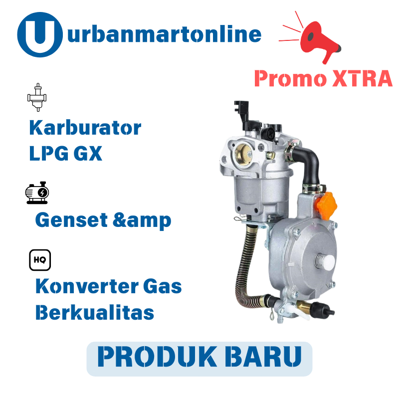 Karburator Gas LPG untuk GX 160 hingga - Konverter Karburator Genset & Pompa Alkon