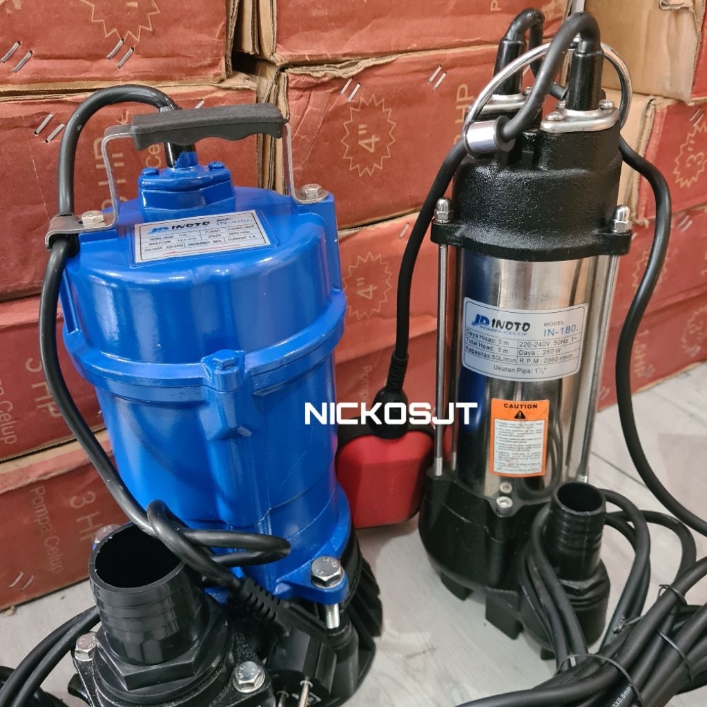 inoto pompa celup air keruh kotor IN180 / IN400 sibel submersible pump sewage IN 180 400 IN-180 IN-4