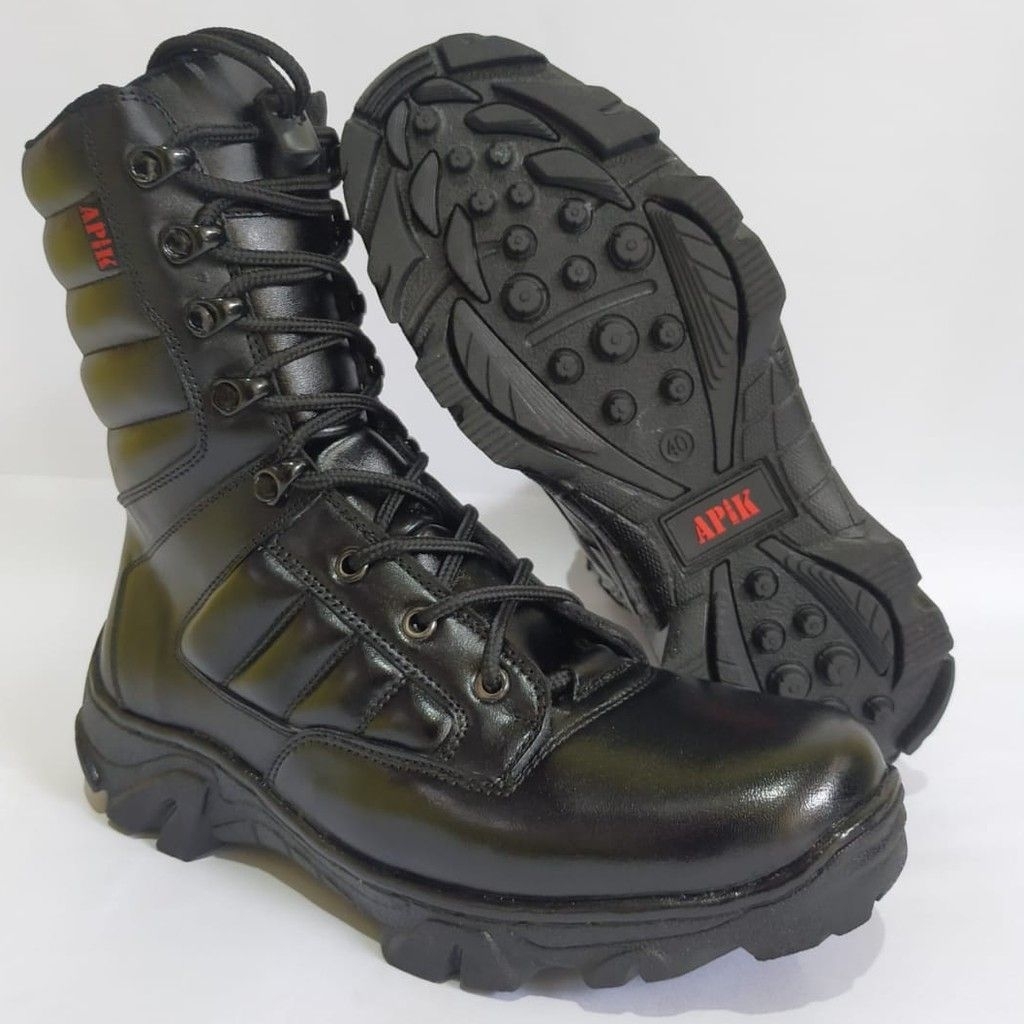 SEPATU PDL PASKHAS FULL KULIT MERK APIK ARMY