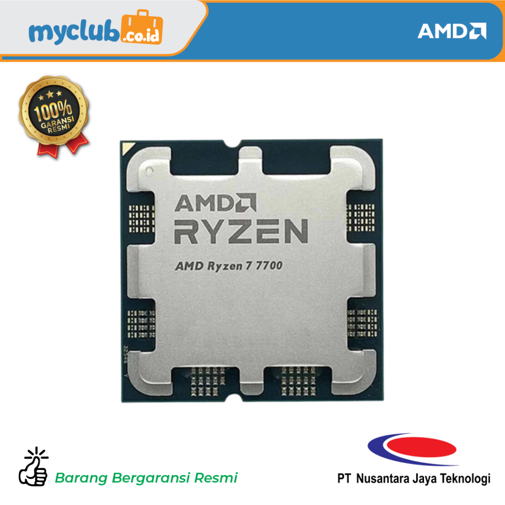 AMD CPU Processor Ryzen 7 7700 Tray without Cooler