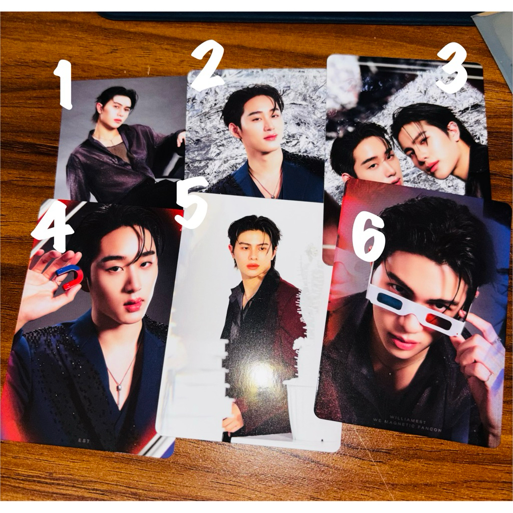 williamEst photocard OFFICIAL WE MAGNETIC CONCERT // WILLIAMEST// GMMTV