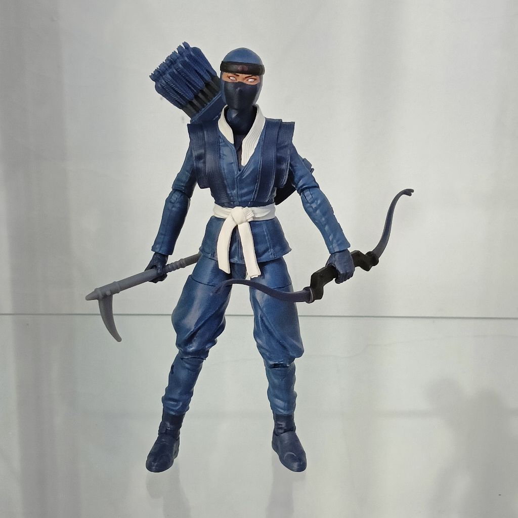 Gi joe gijoe classified blue ninja female  skala 1/12 mirip marvel legend legends