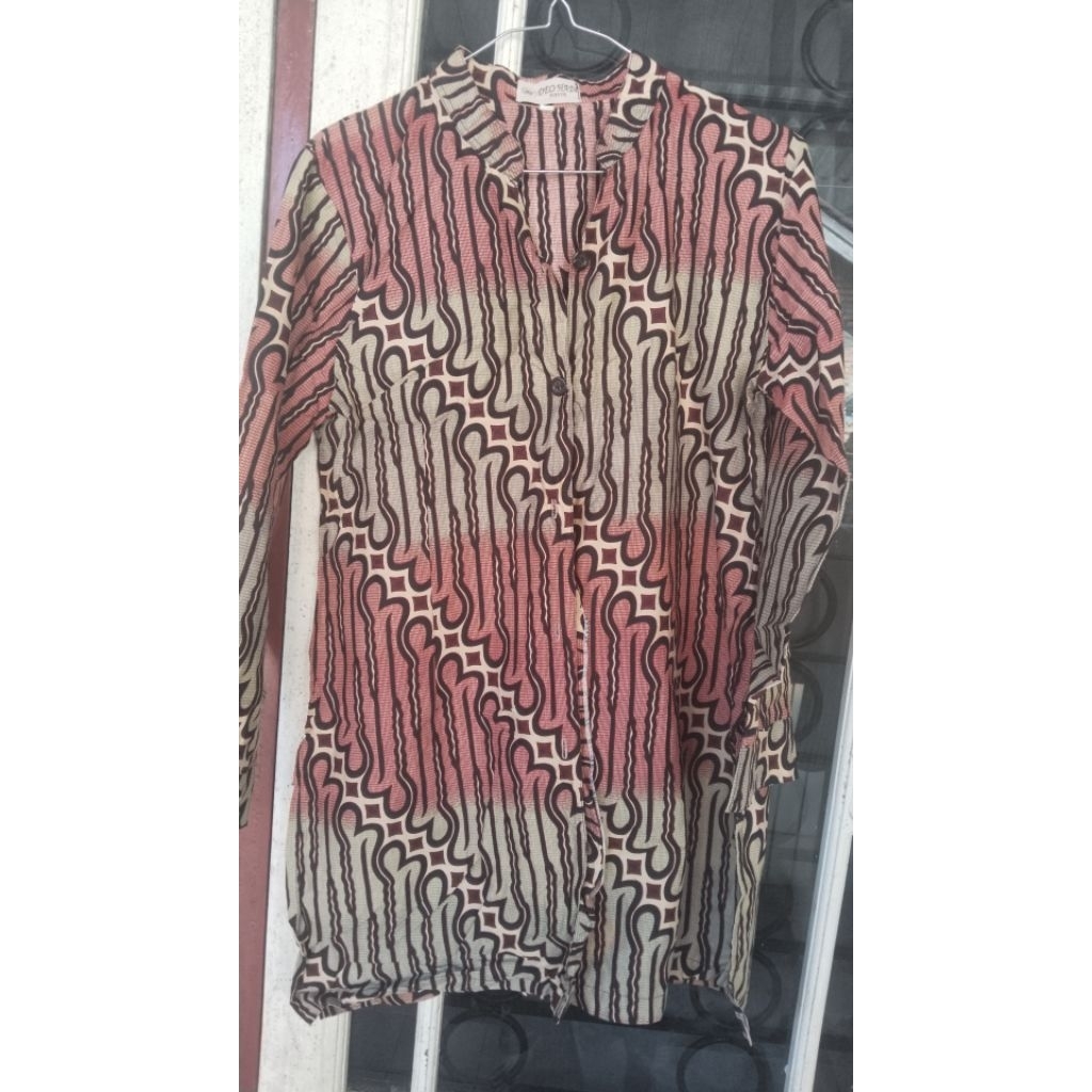 baju batik wanita preloved