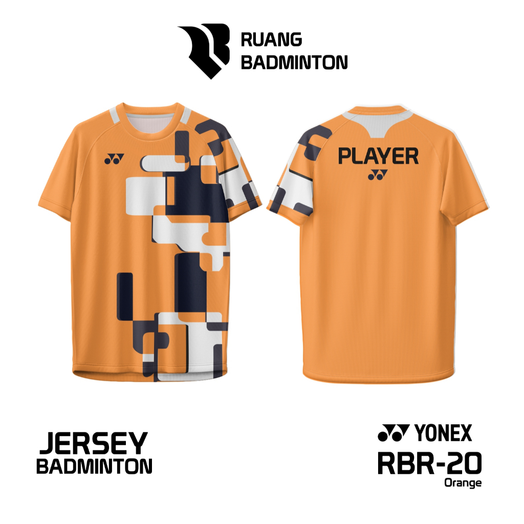RUANG BADMINTIN JERSEY FANTASI YONEX BULU TANGKIS CUSTOM NAMA RBR-20 YONEX