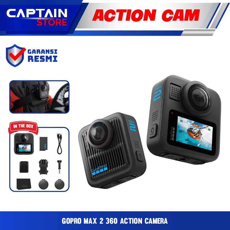 GoPro MAX2 360 Action Camera MAX 2 Camera - ACTIONCAM GOPRO MAX 2 360