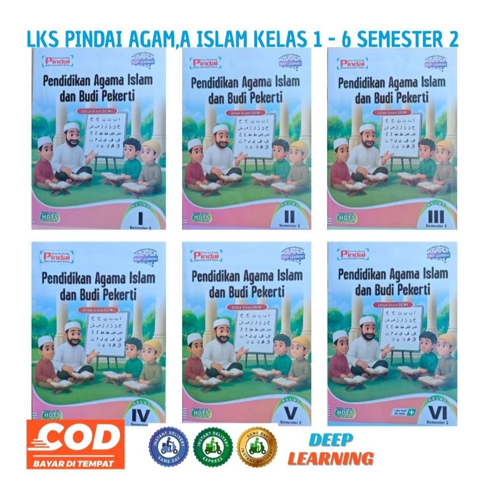 LKS PINDAI SD/MI PENDIDIKAN AGAMA ISLAM KELAS 1 - 6 SEMESTER 2 KURIKULUM MERDEKA