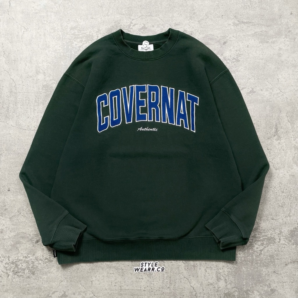 sweatshirt covernat green - kn4427