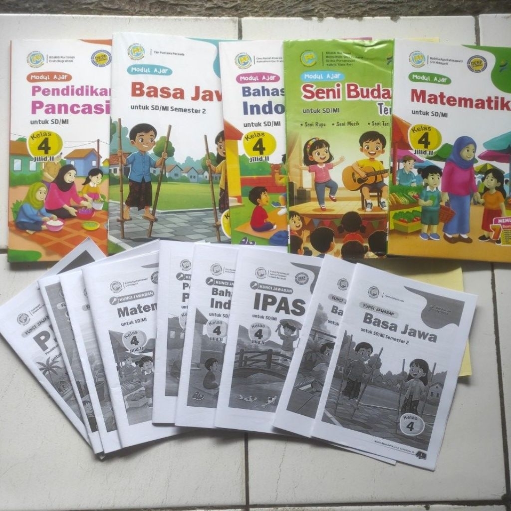 LKS KELAS 4 + KUNCI (SEBAGIAN) PUSTAKA PERSADA(PH)
