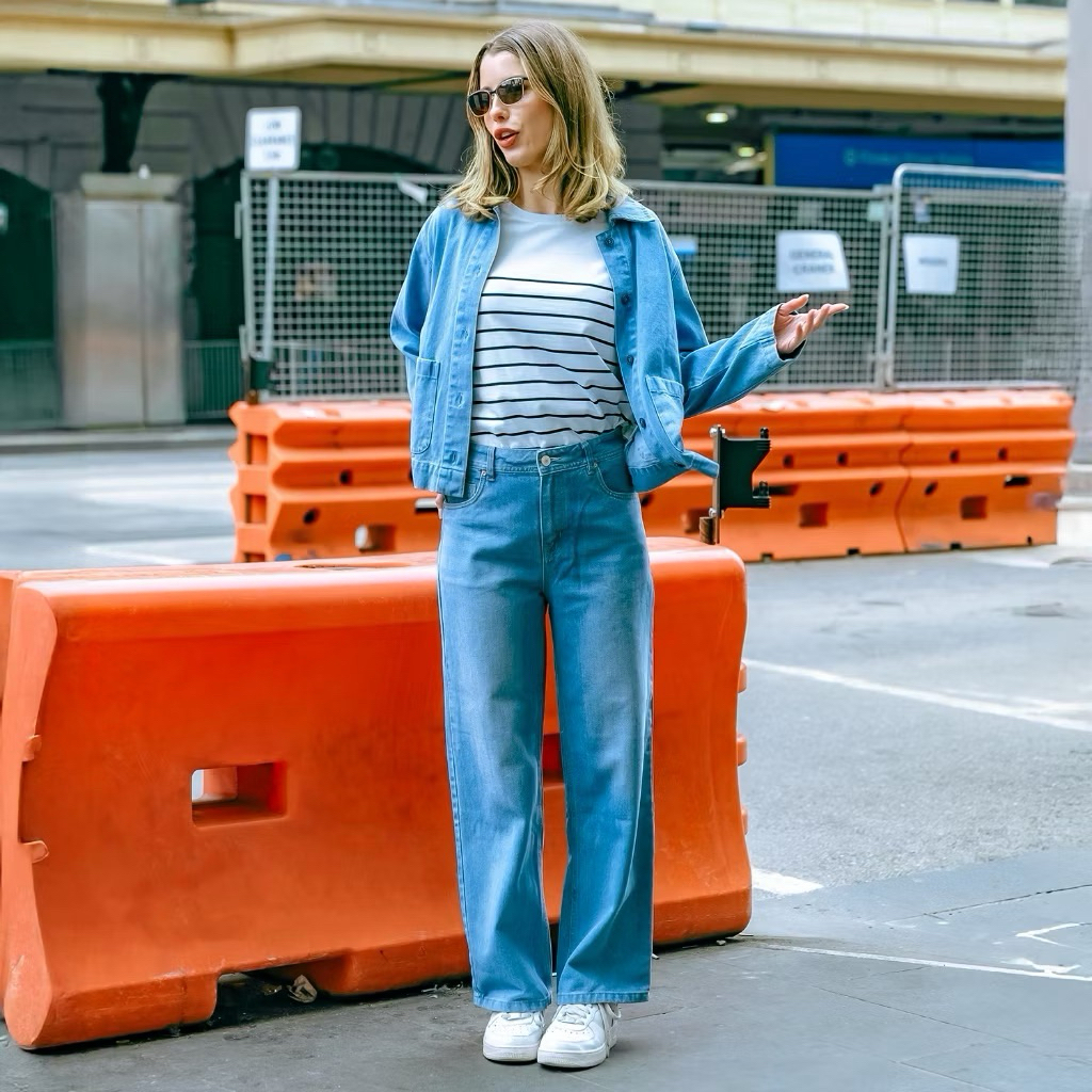 C2 OUTFITTERS HEAWON Blue Jeans Jacket Crop (Tag 529.900