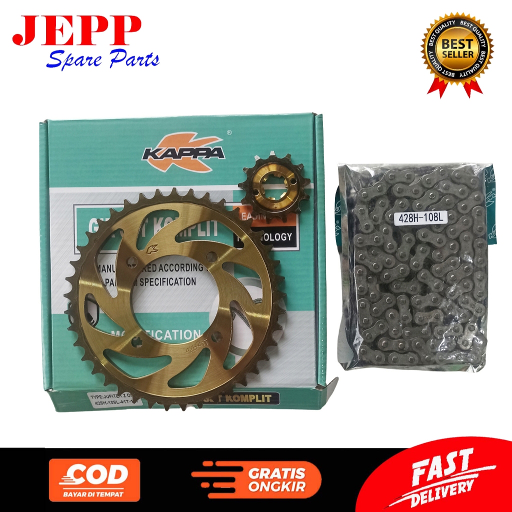 KAPPA GEAR SET KOMPLIT JUPITER Z1 / GEAR PAKET JUPITER Z1