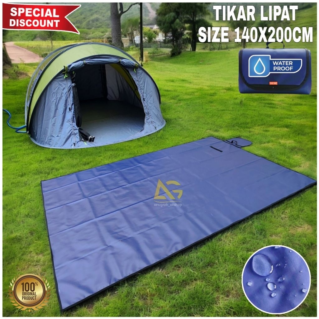 Tikar lipat anti air tikar piknik
