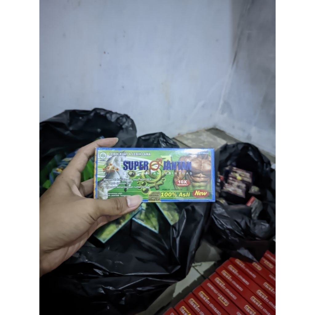 Kapsul Herbal Super Jantan - Meningkatkan Stamina dan Vitalitas Pria, Mengatasi Ejakulasi Dini, Mera