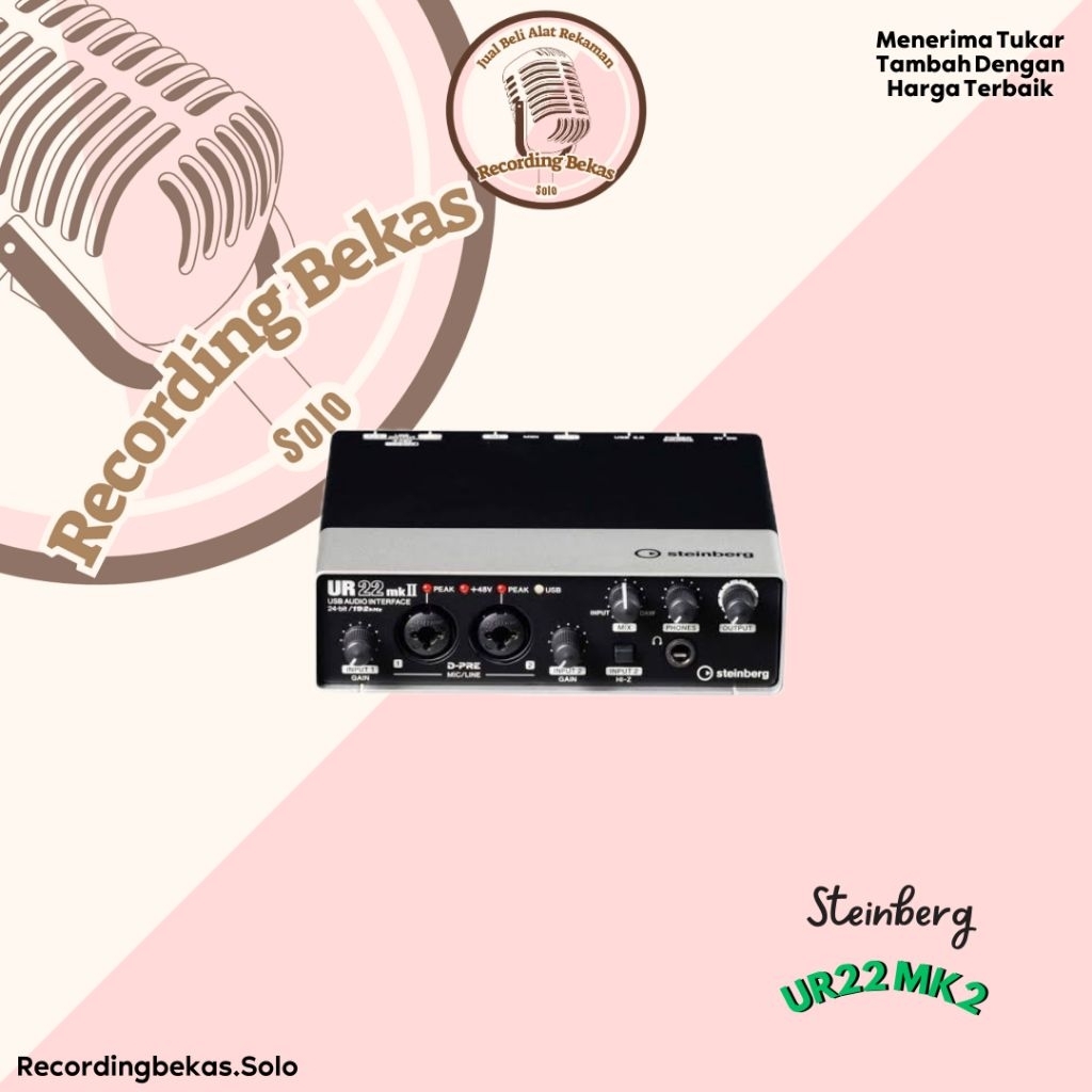 Soundcard Steinberg UR22 MK2