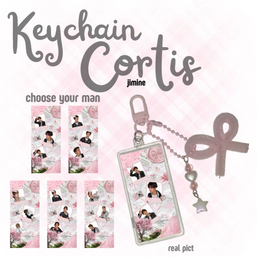 KEYCHAIN CORTIS | GANTUNGAN KUNCI CORTIS | GANCI CORTIS