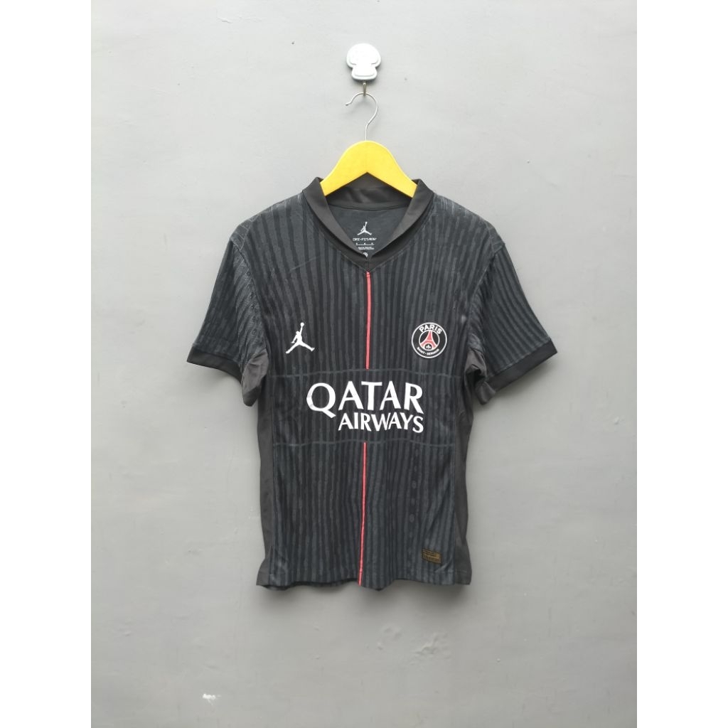 JERSEY PSG 4TH FOURTH HITAM PI PLAYER ISSUE TERBARU MUSIM 2025/2026 GRADE ORI