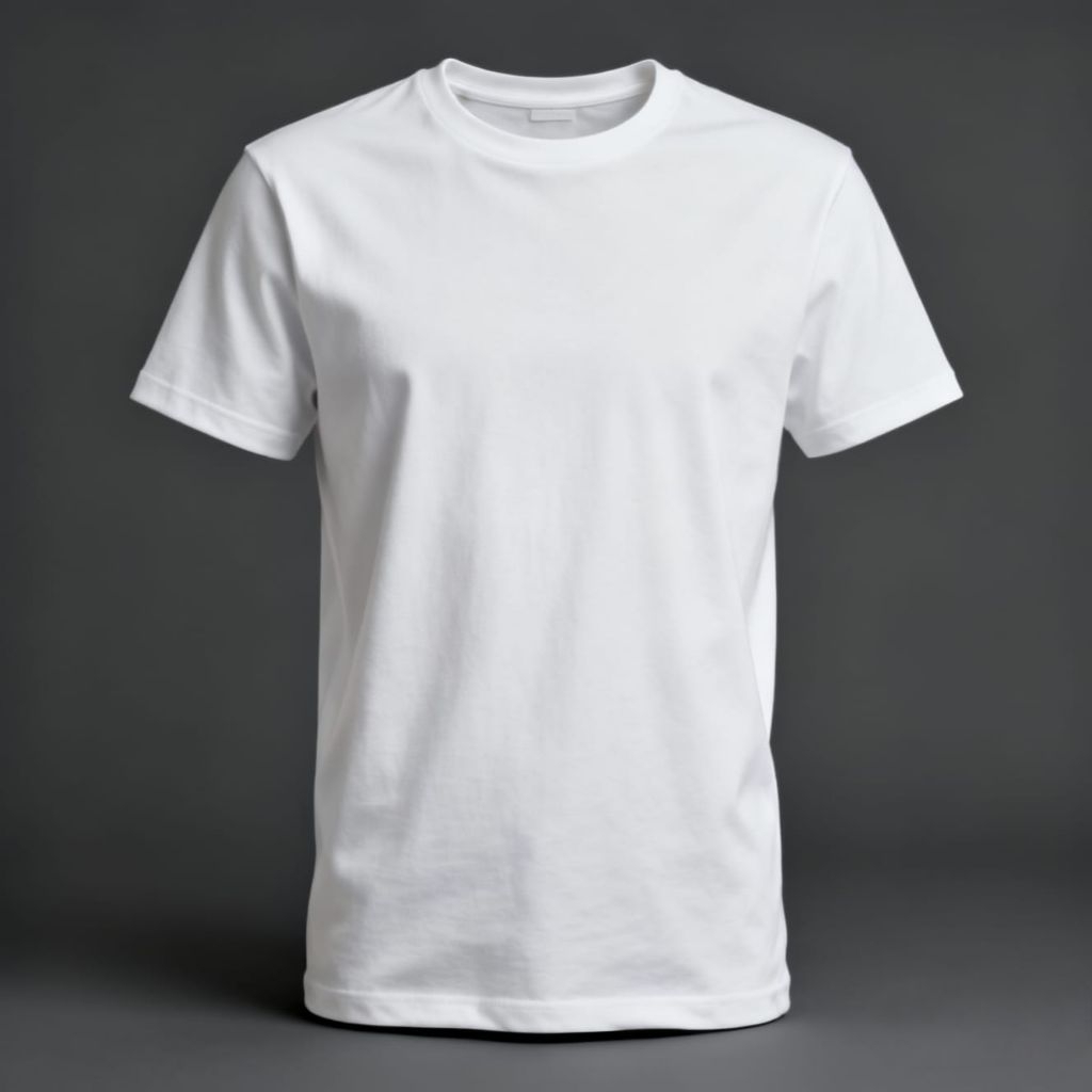 KAOS POLOS KATUN 30S UNISEX DESAIN POLOS HITAM PUTIH