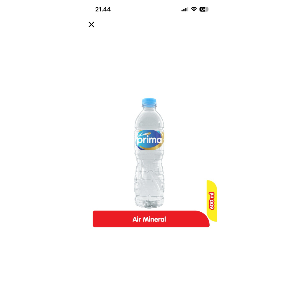 Air Mineral Prima 600ml