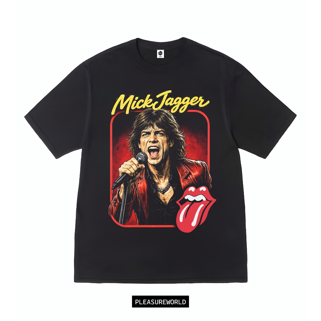 Kaos Band Mick Jagger - RollingStone | Baju Band Rolling Stone