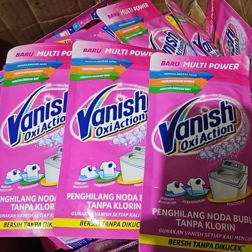 vanish oxi action bubuk pink 105 g