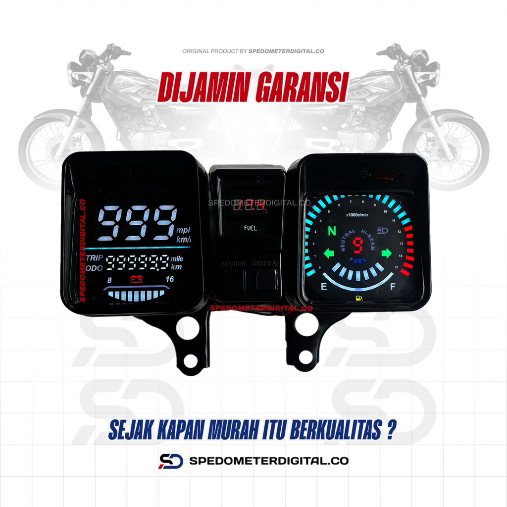 Spedometer Digital RX King Kobra / Spidometer Digital Yamaha RX King Kobra PNP