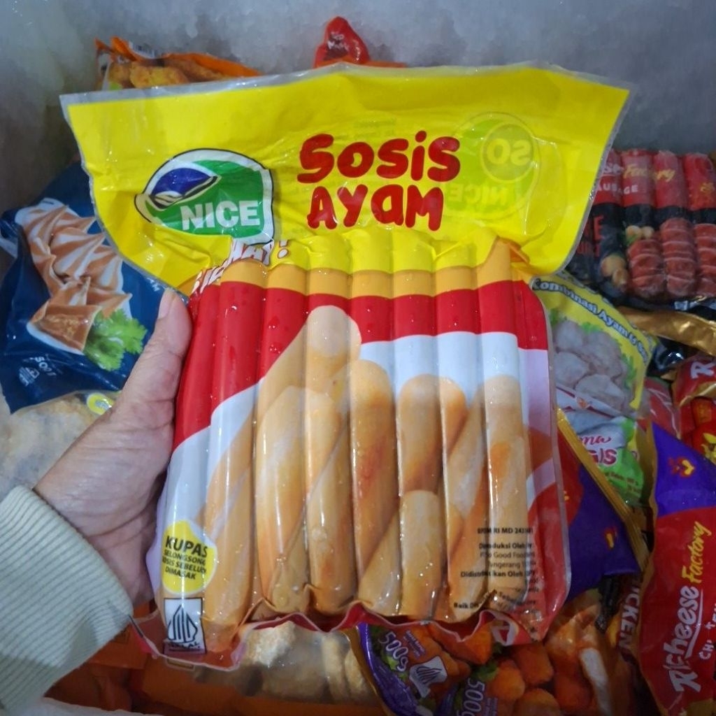 Sosis So nice Ayam 500gr (isi 15pc)